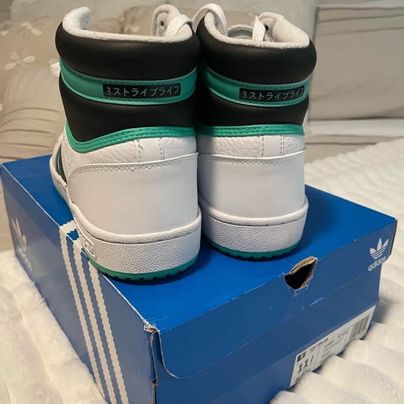 👟Adidas Top Ten RB ‘White Hi-Res Green’ – Retro Style with Modern Twist - 11.5 - Picture 4 of 6